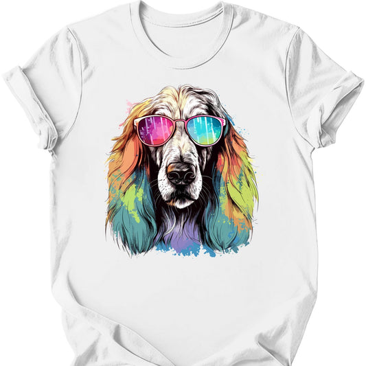 Afghan Hound - Top Dog T-Shirt - White