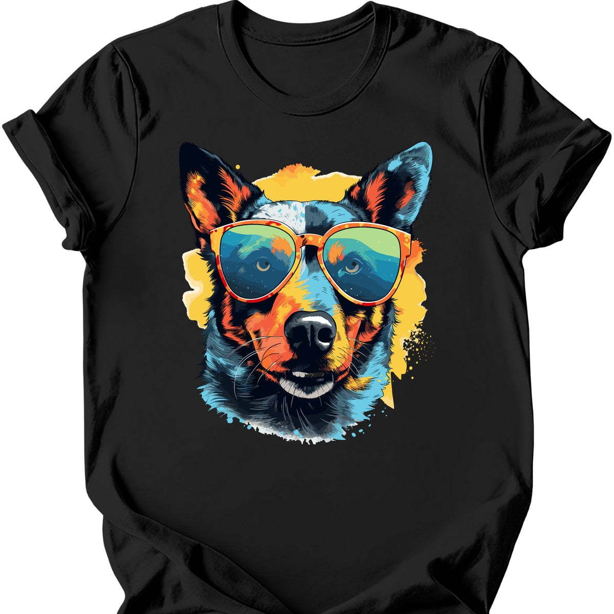 Australian Cattle - Top Dog T-Shirt - Black