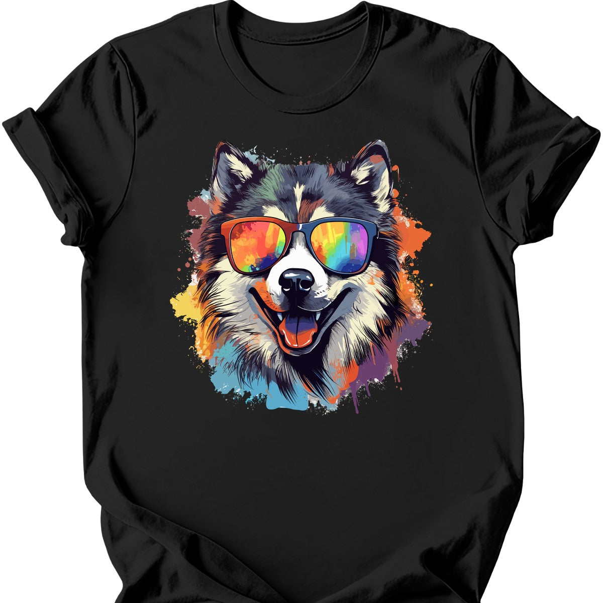 Alaskan Malamute - Top Dog T-Shirt - Black