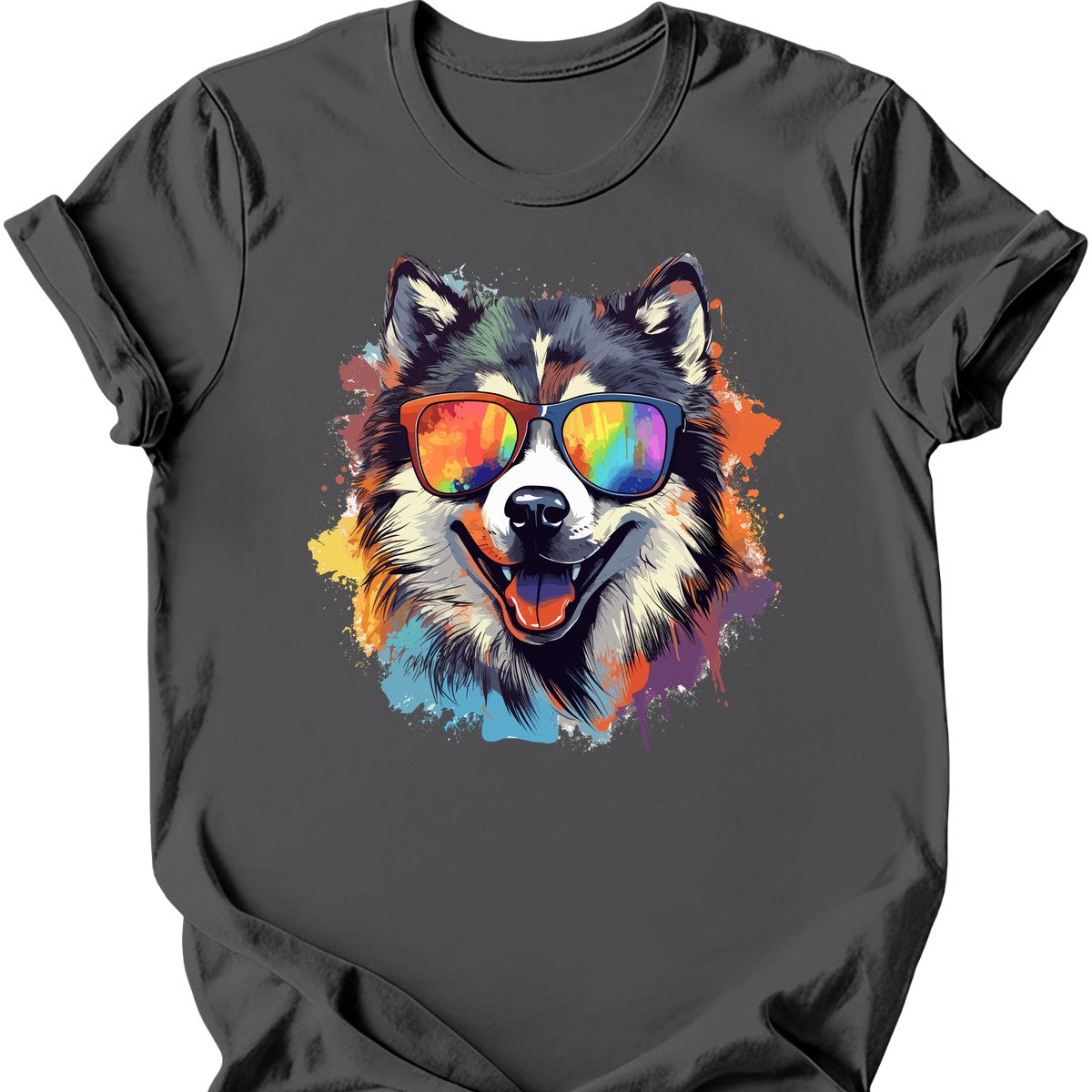 Alaskan Malamute - Top Dog T-Shirt - Charcoal