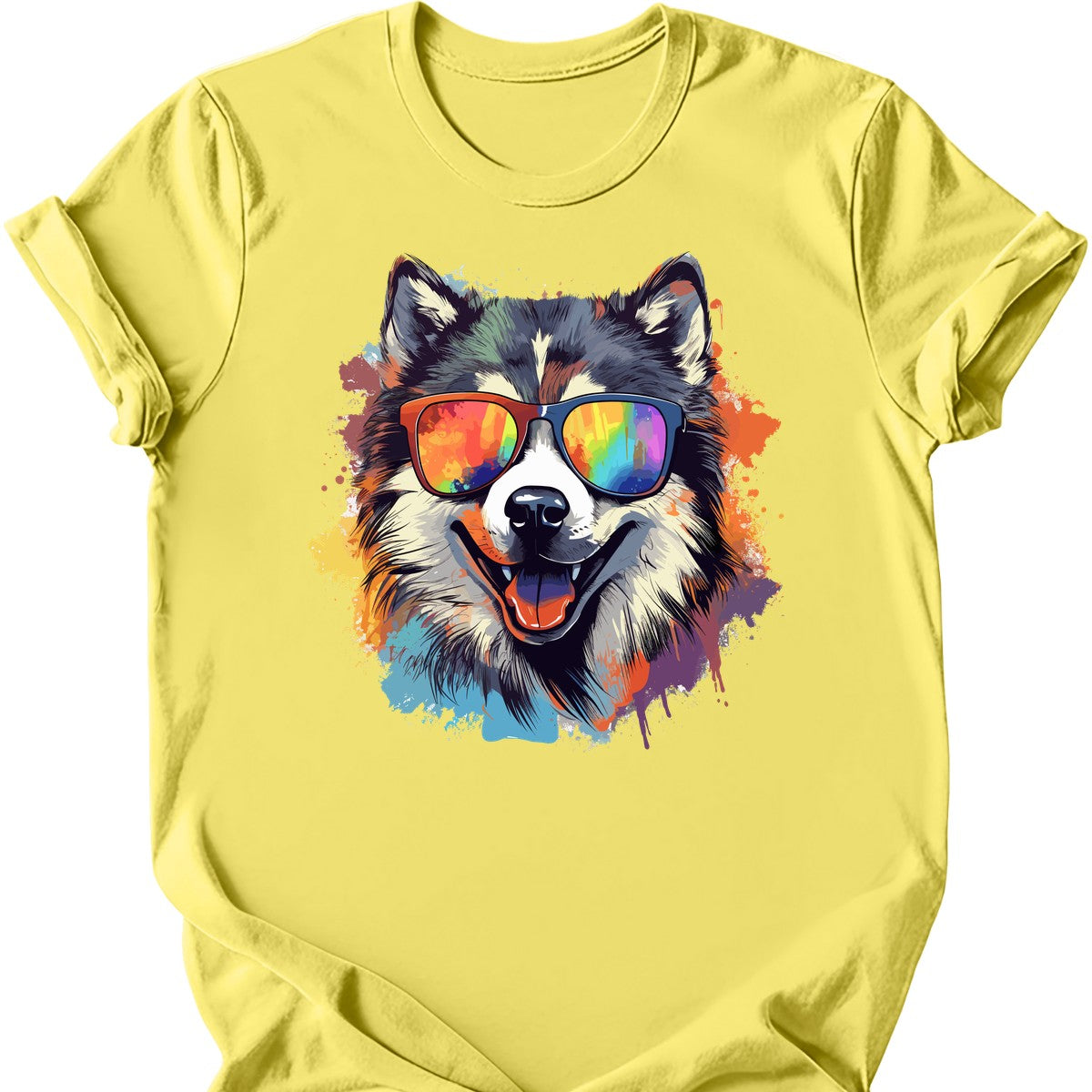 Alaskan Malamute - Top Dog T-Shirt - Cornsilk