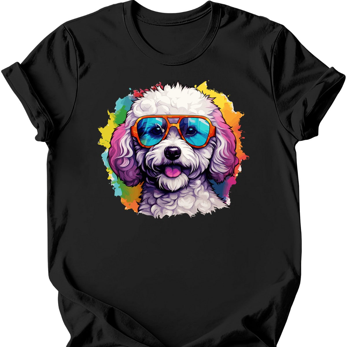 Bichon Frise - Top Dog T-Shirt - Black