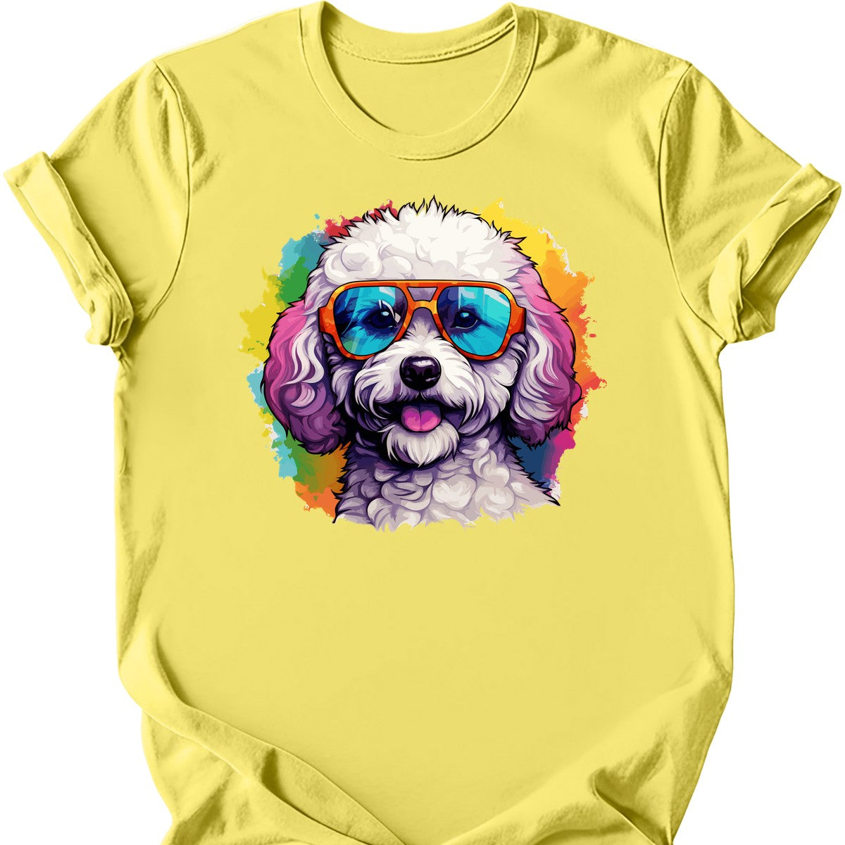 Bichon Frise - Top Dog T-Shirt - Cornsilk