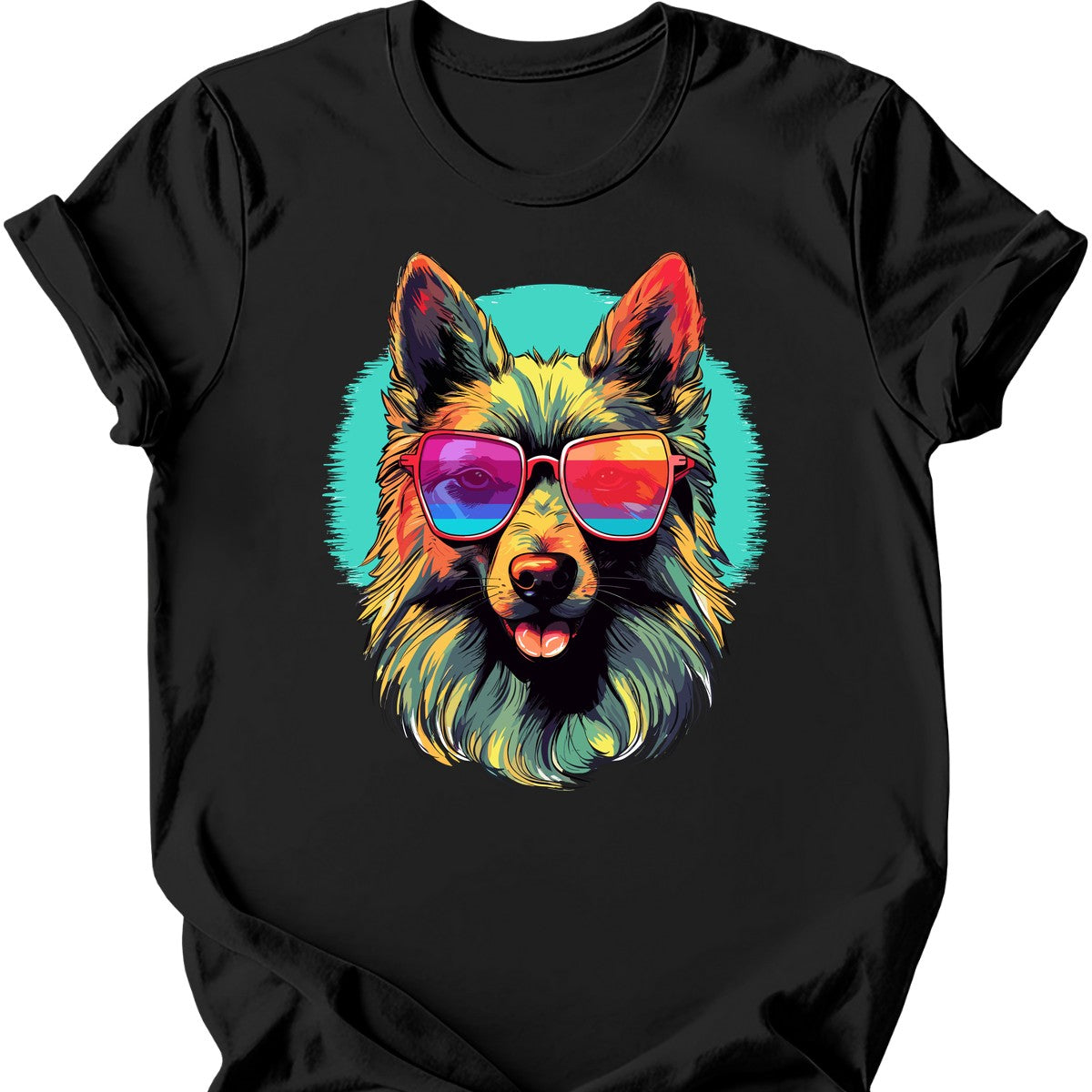 Belgian Tervuren - Top Dog T-Shirt - Black