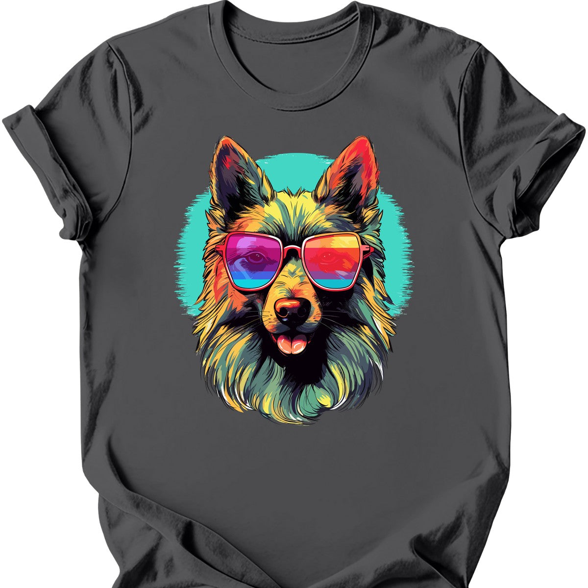 Belgian Tervuren - Top Dog T-Shirt - Charcoal