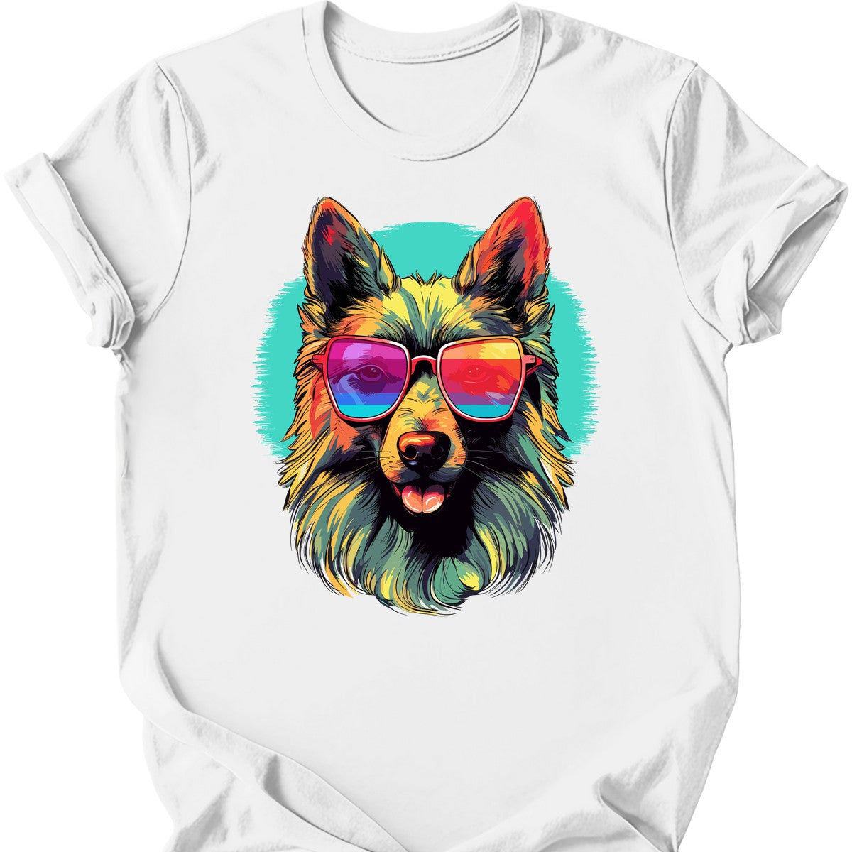 Belgian Tervuren - Top Dog T-Shirt - White