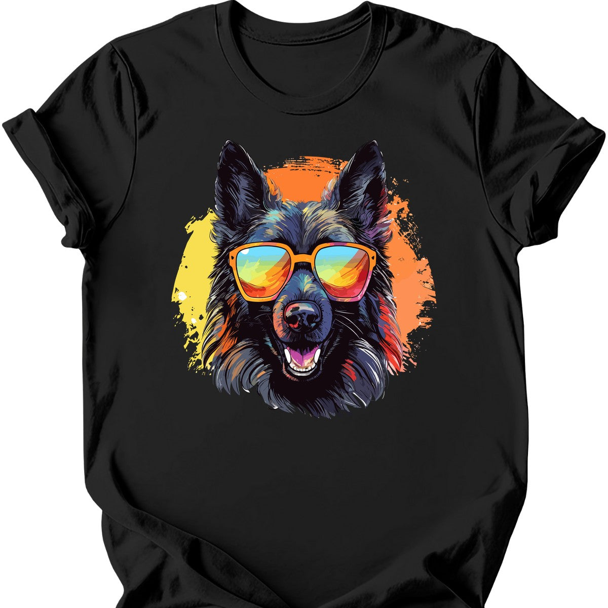 Belgian Sheepdog - Top Dog T-Shirt - Black
