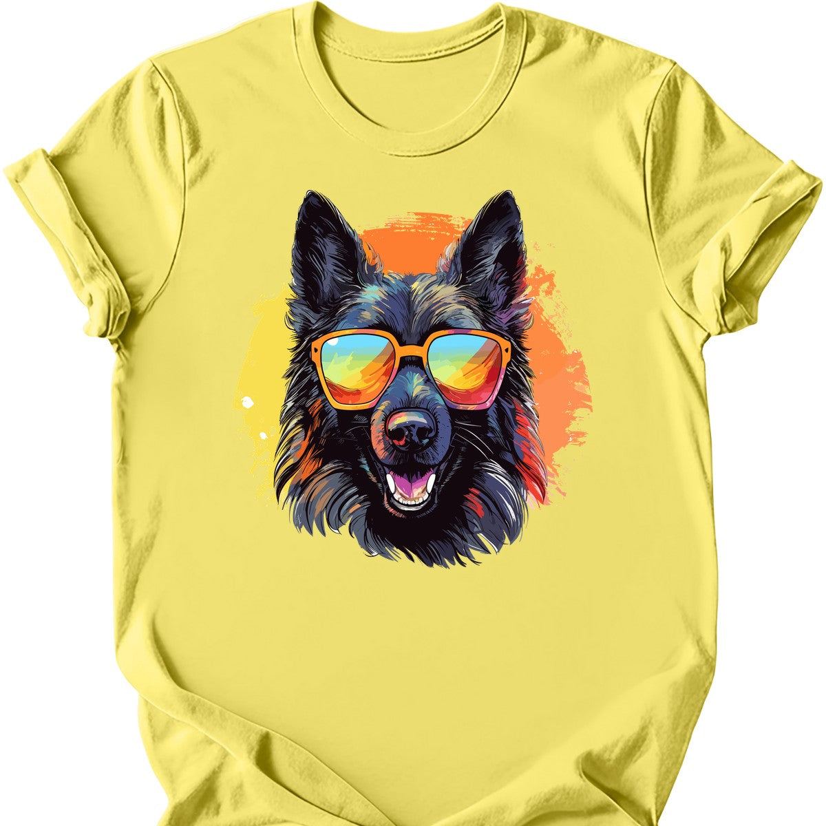 Belgian Sheepdog - Top Dog T-Shirt - Cornsilk