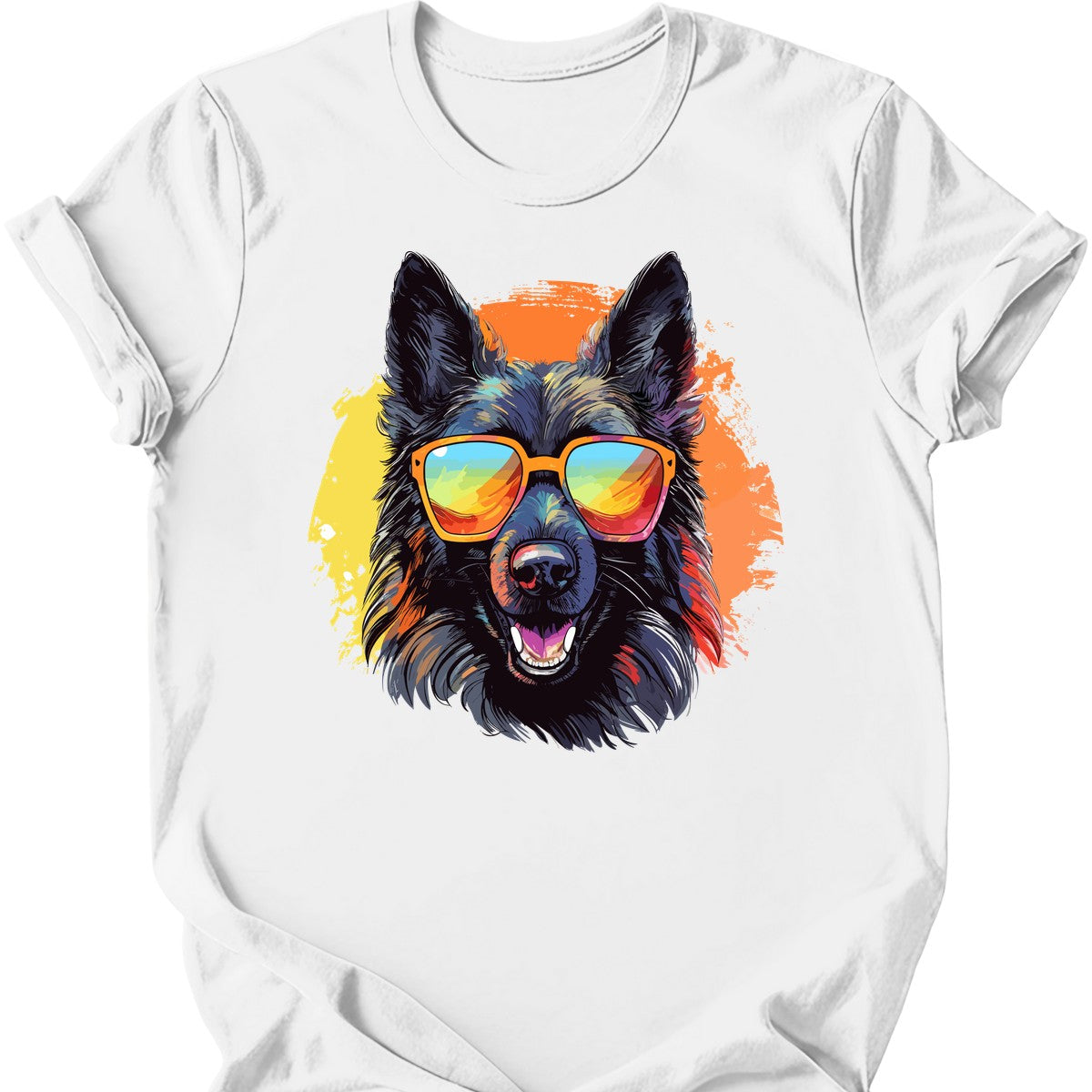 Belgian Sheepdog - Top Dog T-Shirt - White