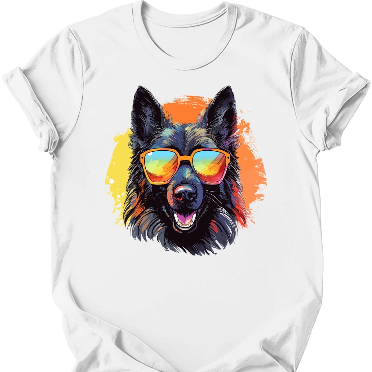 Belgian Sheepdog - Top Dog T-Shirt - White