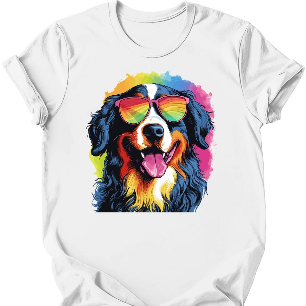 Bernese Mountain - Top Dog T-Shirt - White
