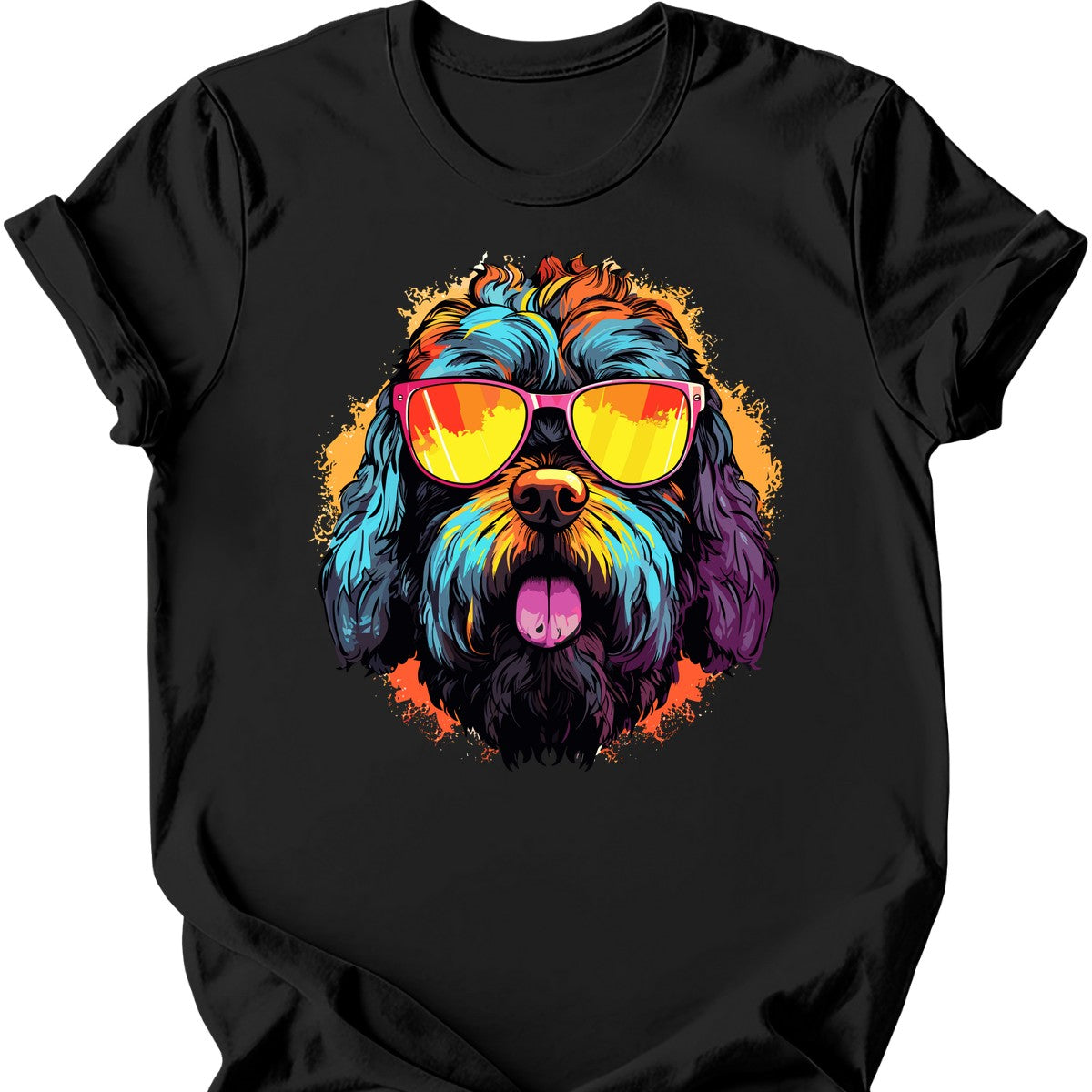 Black Russian Terrier - Top Dog T-Shirt - Black