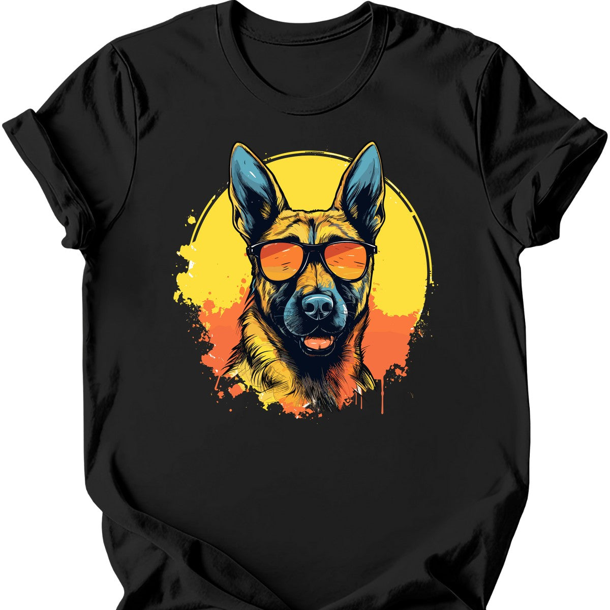 Belgian Malinois - Top Dog T-Shirt - Black