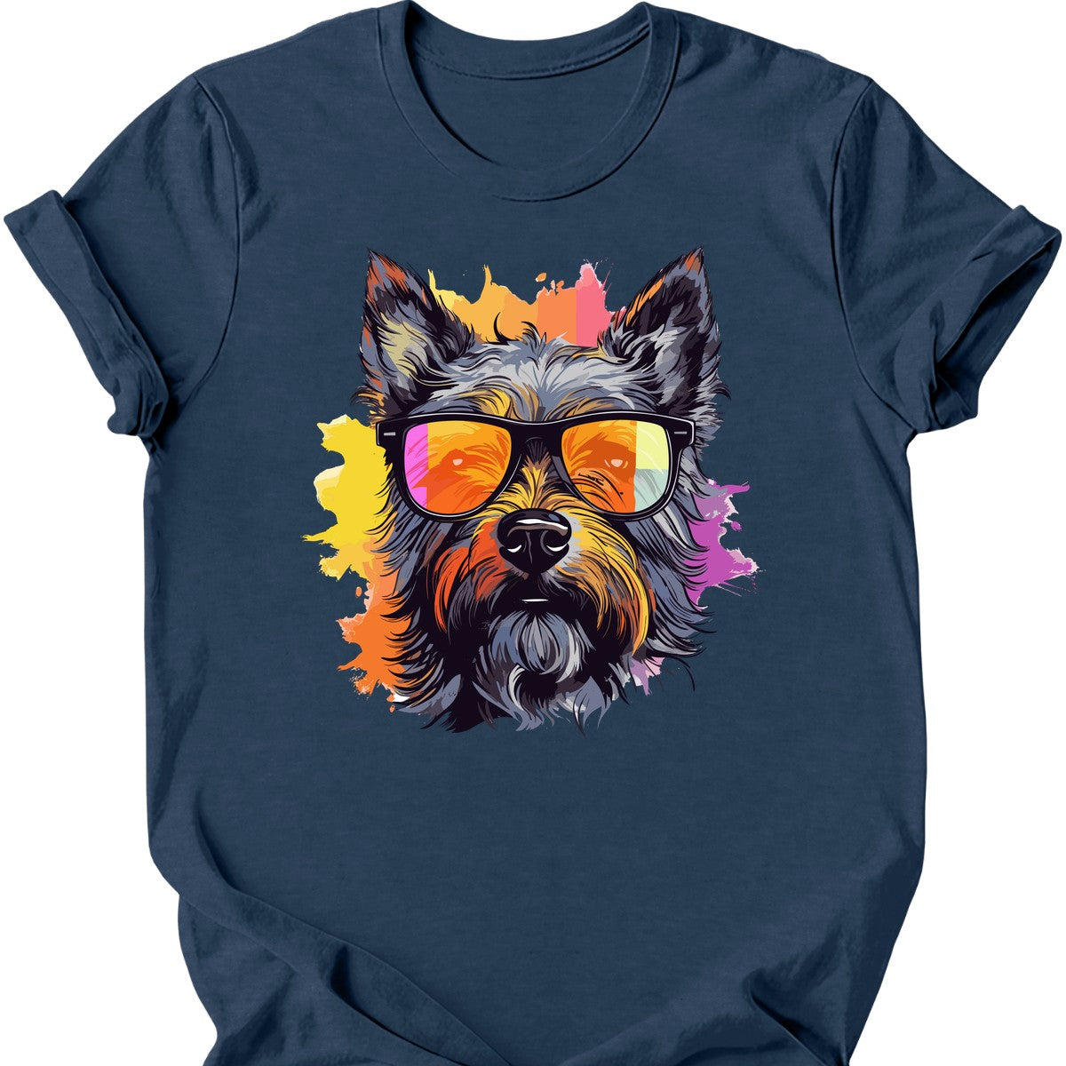 Belgian Laekenois - Top Dog T-Shirt - Heather Navy