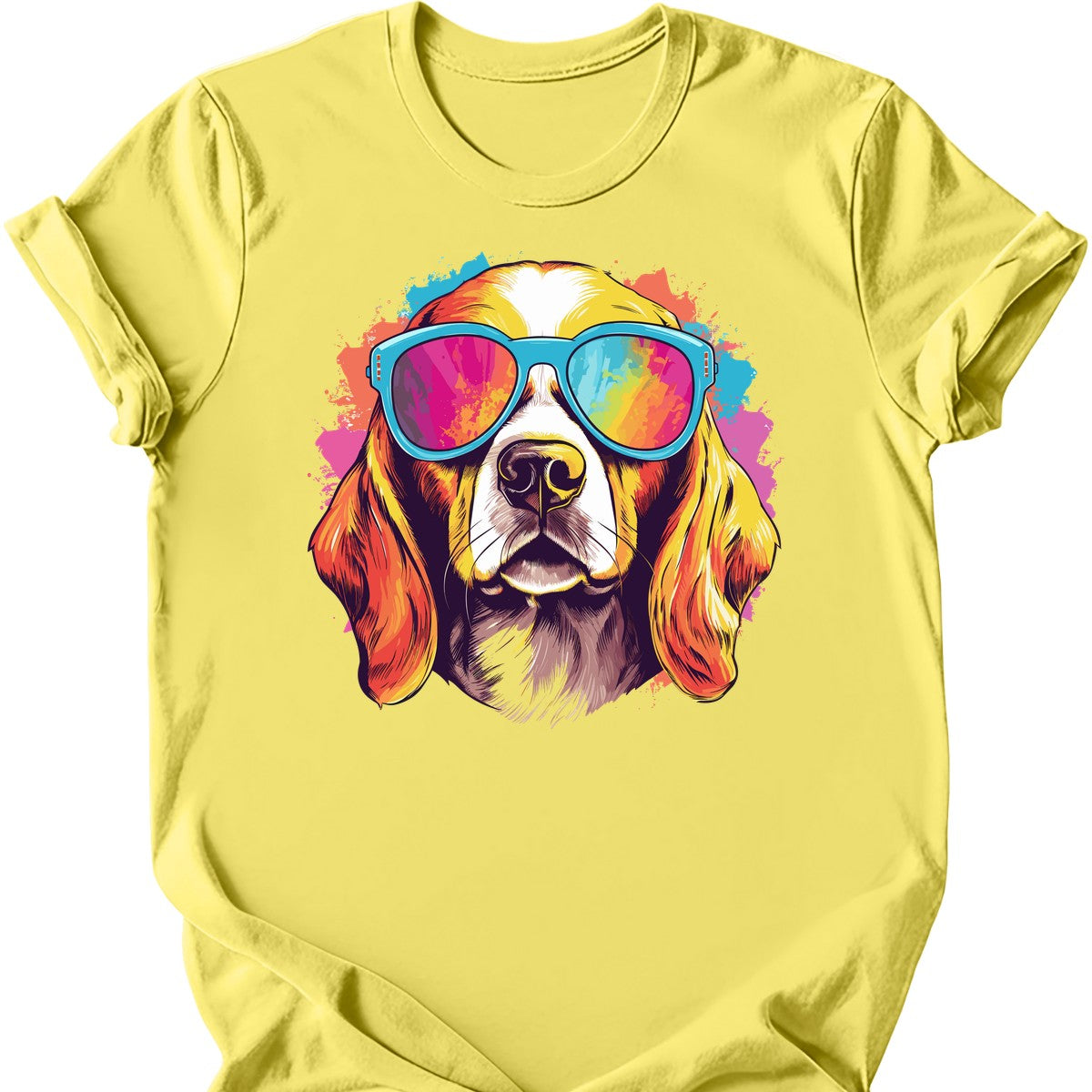Beagle - Top Dog T-Shirt - Cornsilk