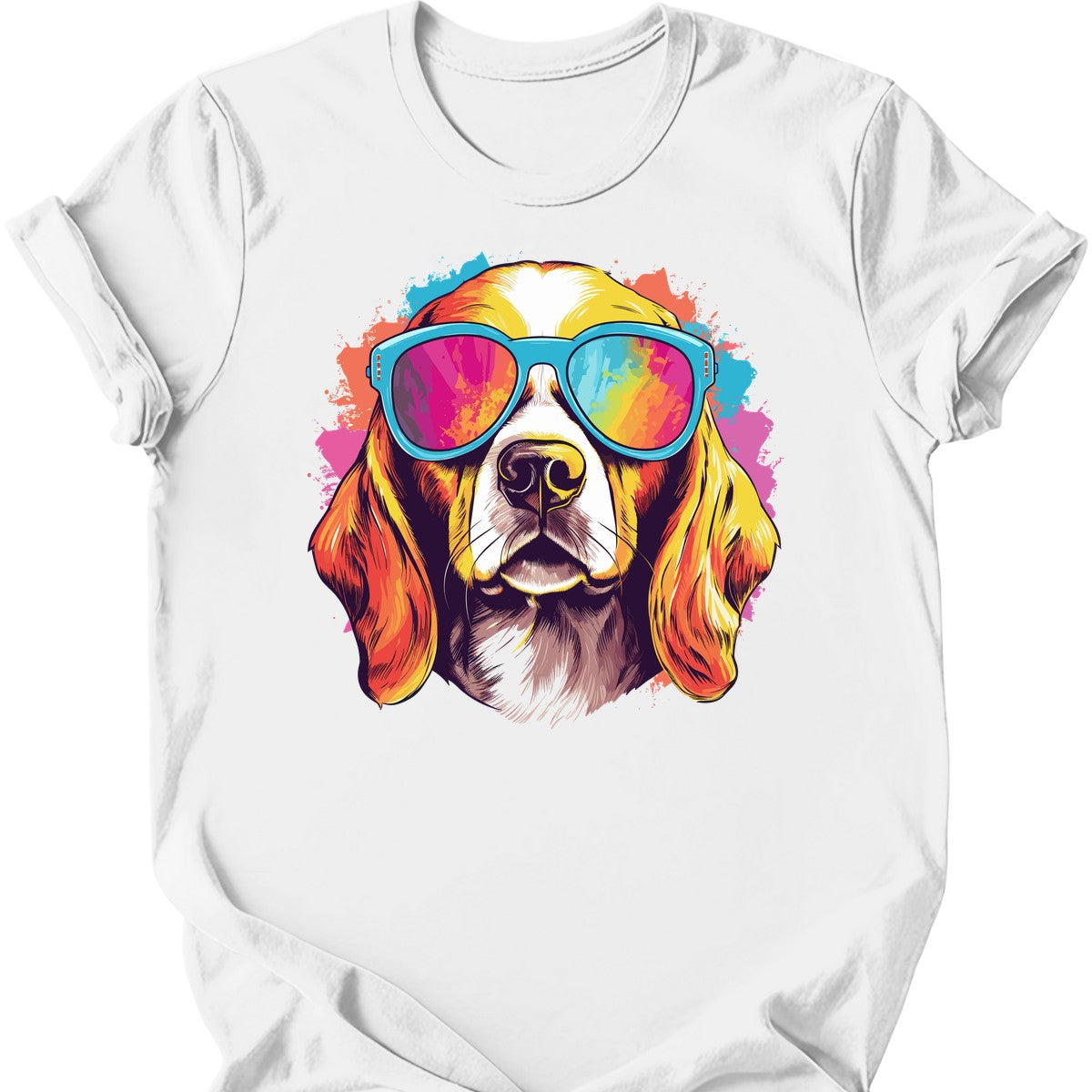 Beagle - Top Dog T-Shirt - White