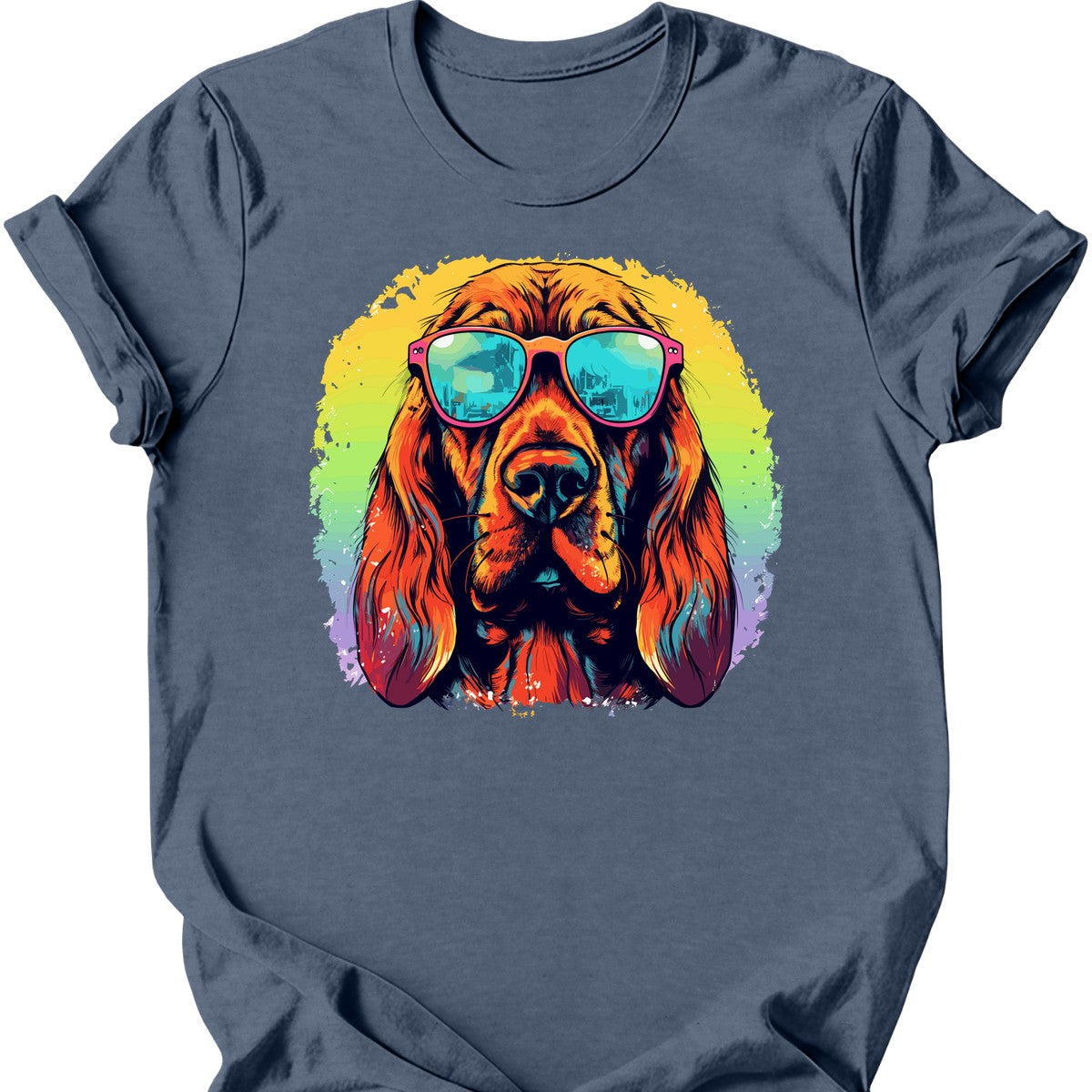 Bloodhound - Top Dog T-Shirt - Heather Indigo