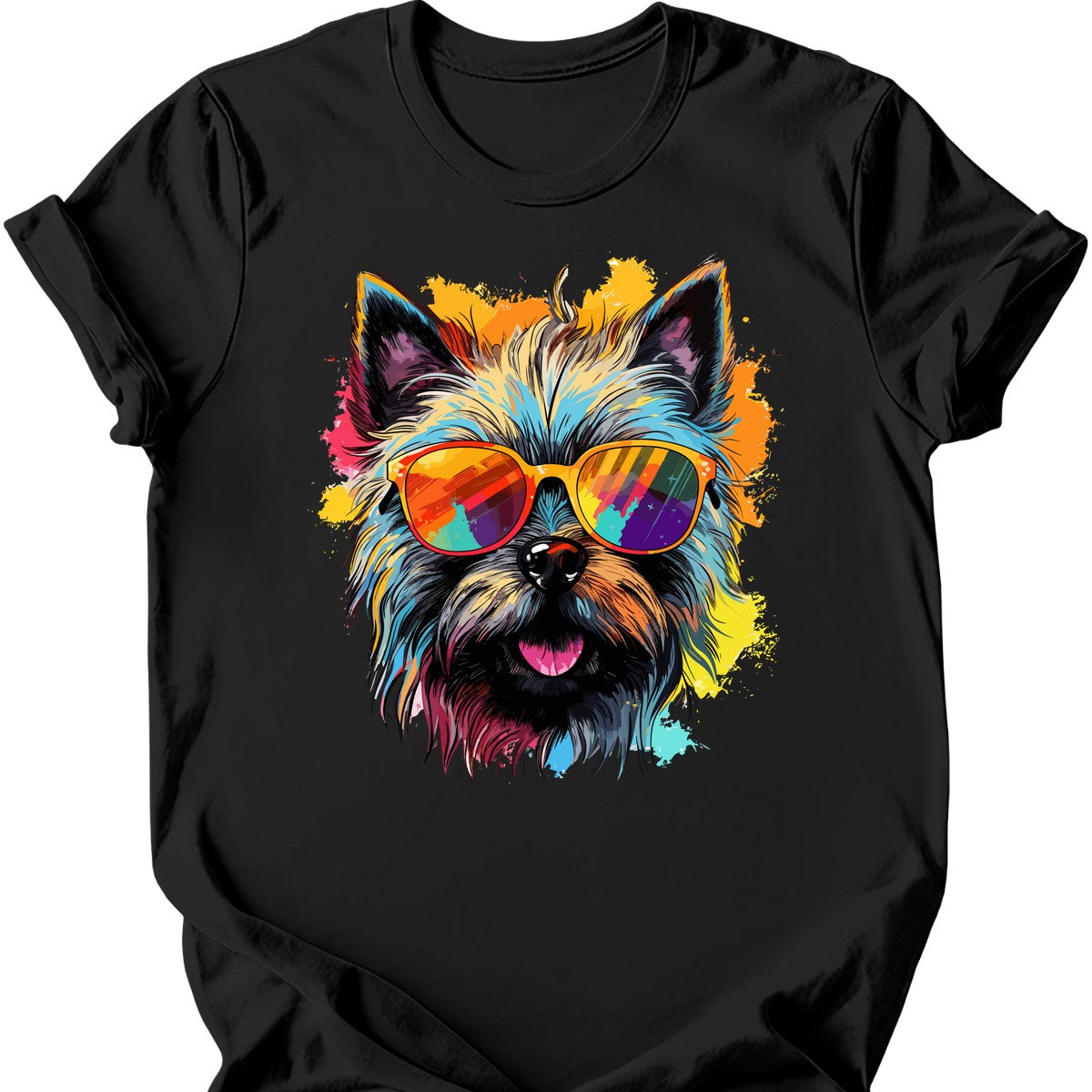 Cairn Terrier - Top Dog T-Shirt - Black