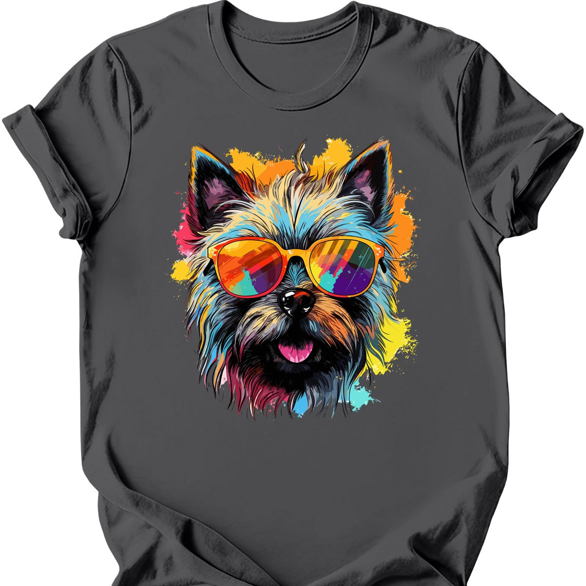 Cairn Terrier - Top Dog T-Shirt - Charcoal