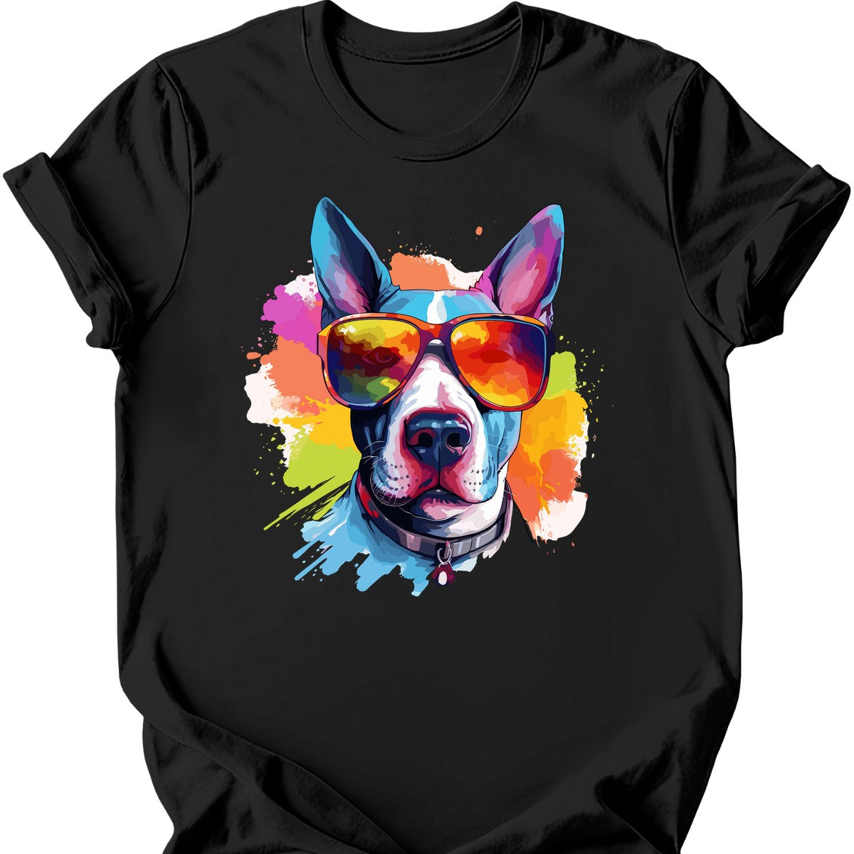 Bull Terrier - Top Dog T-Shirt - Black