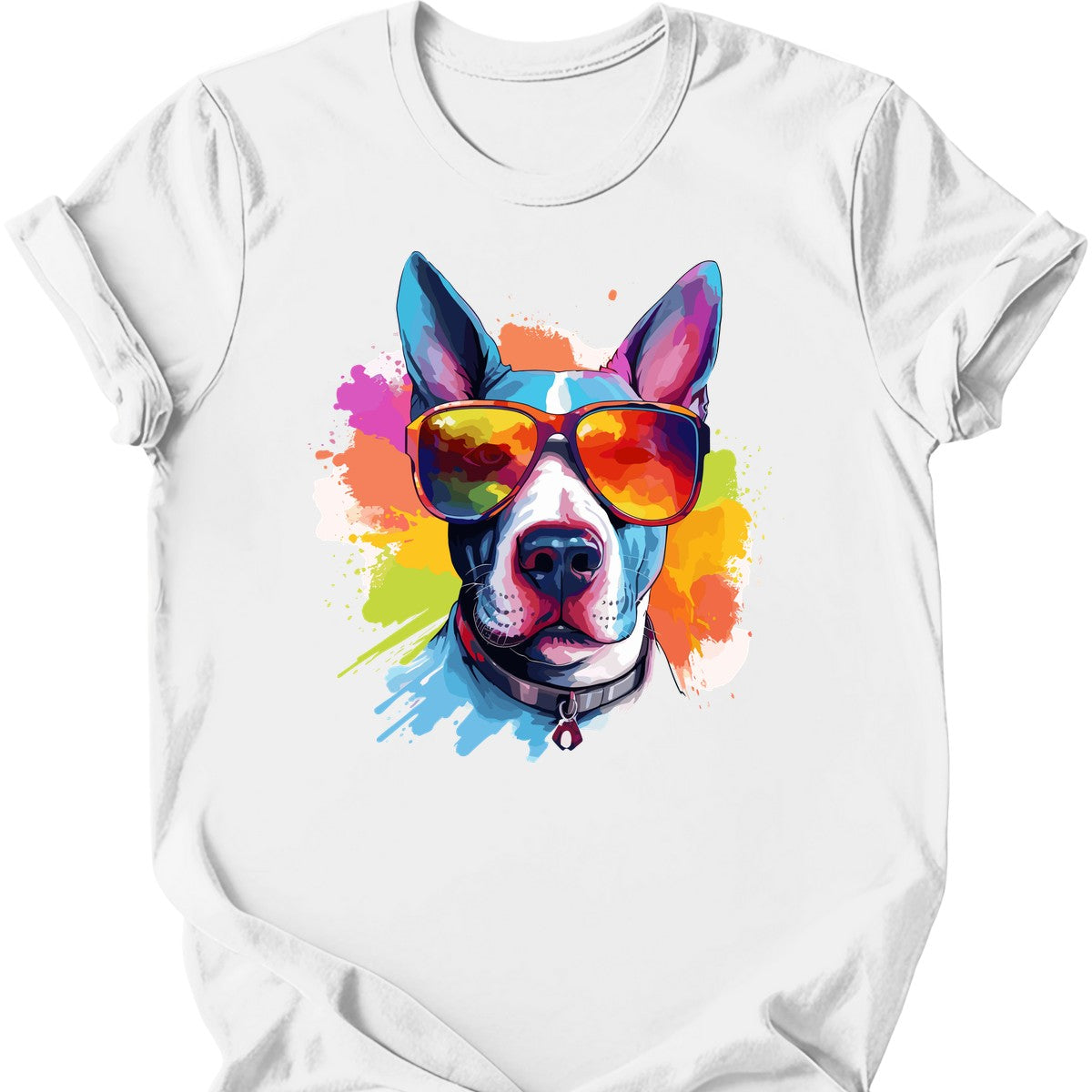 Bull Terrier - Top Dog T-Shirt - White