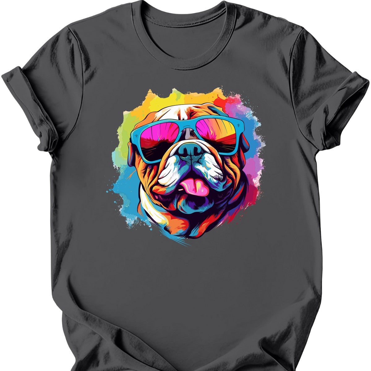 Bulldog - Top Dog T-Shirt - Charcoal