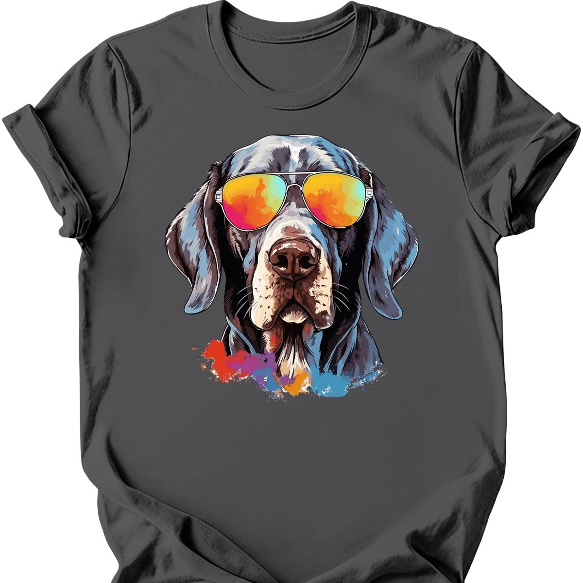 English Pointer - Top Dog T-Shirt - Charcoal