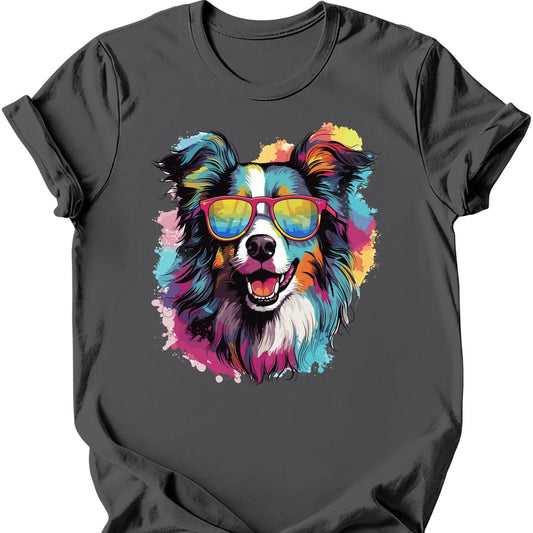 Collie - Top Dog T-Shirt - Charcoal