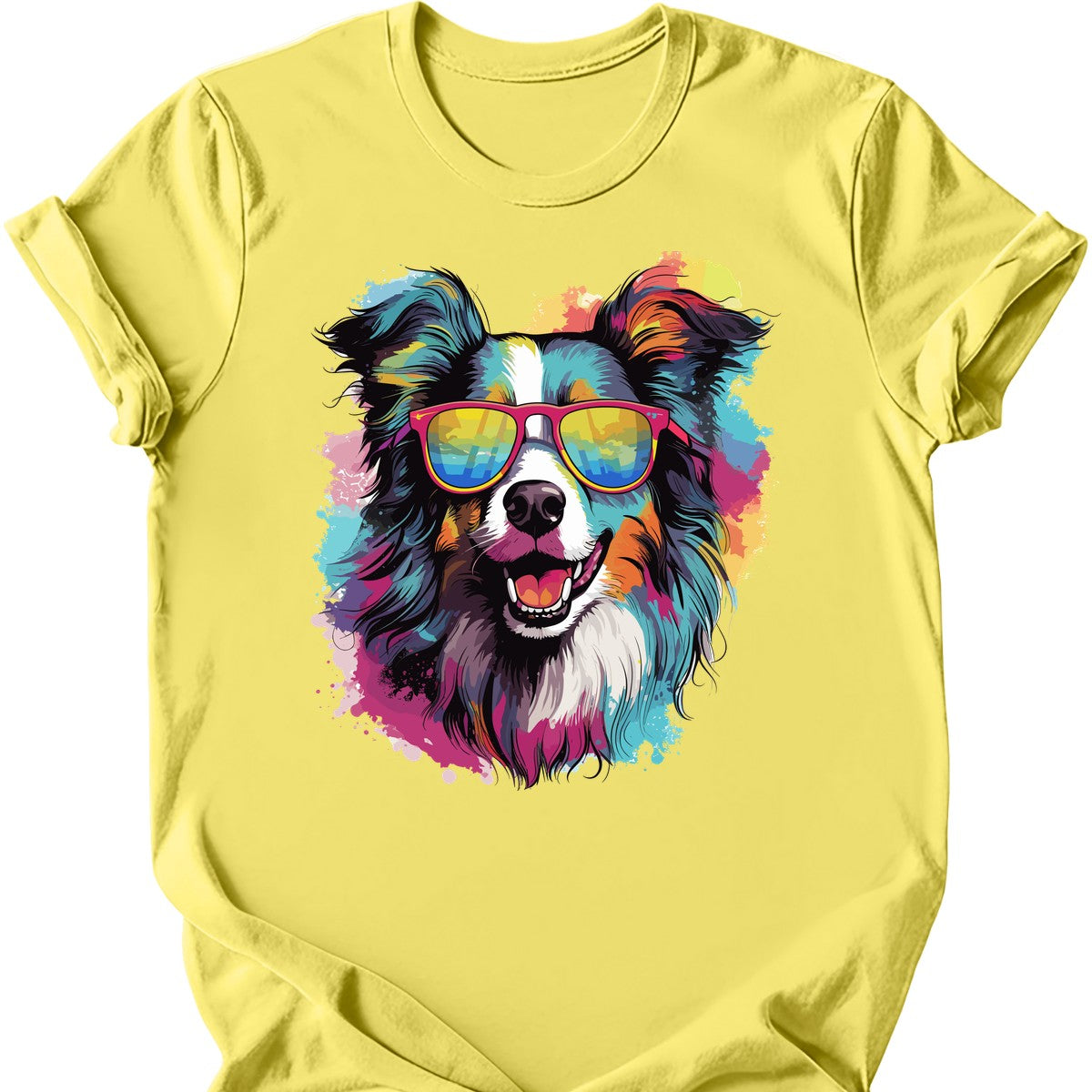 Collie - Top Dog T-Shirt - Cornsilk