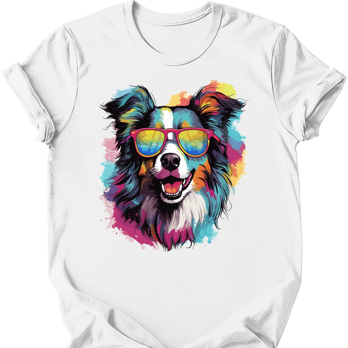 Collie - Top Dog T-Shirt - White