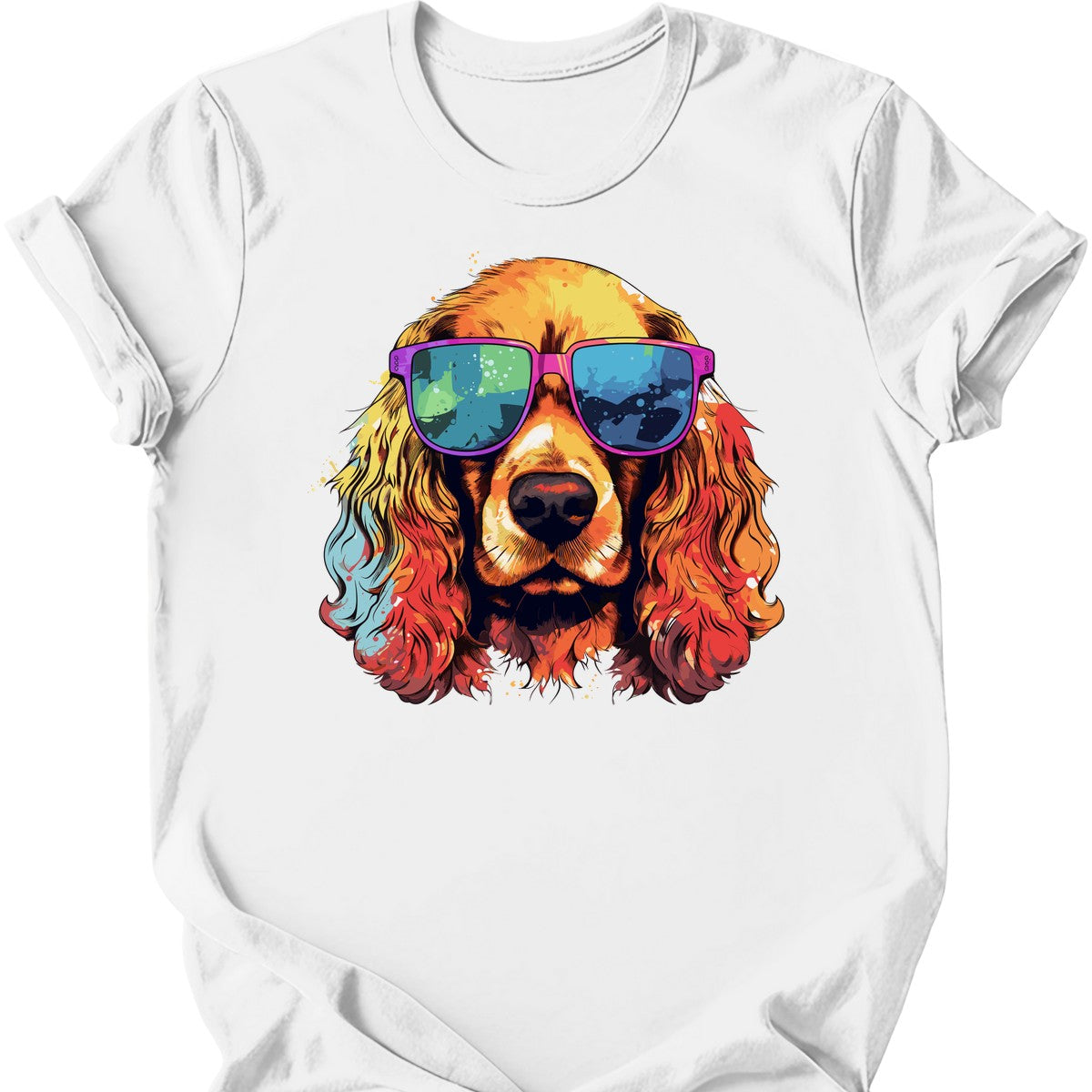 Cocker Spaniel - Top Dog T-Shirt - White