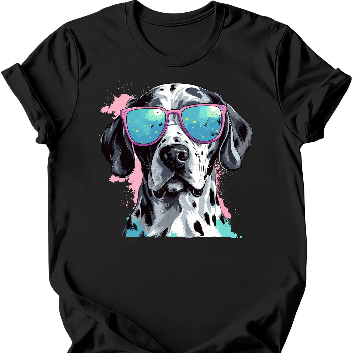 Dalmatian - Top Dog T-Shirt - Black