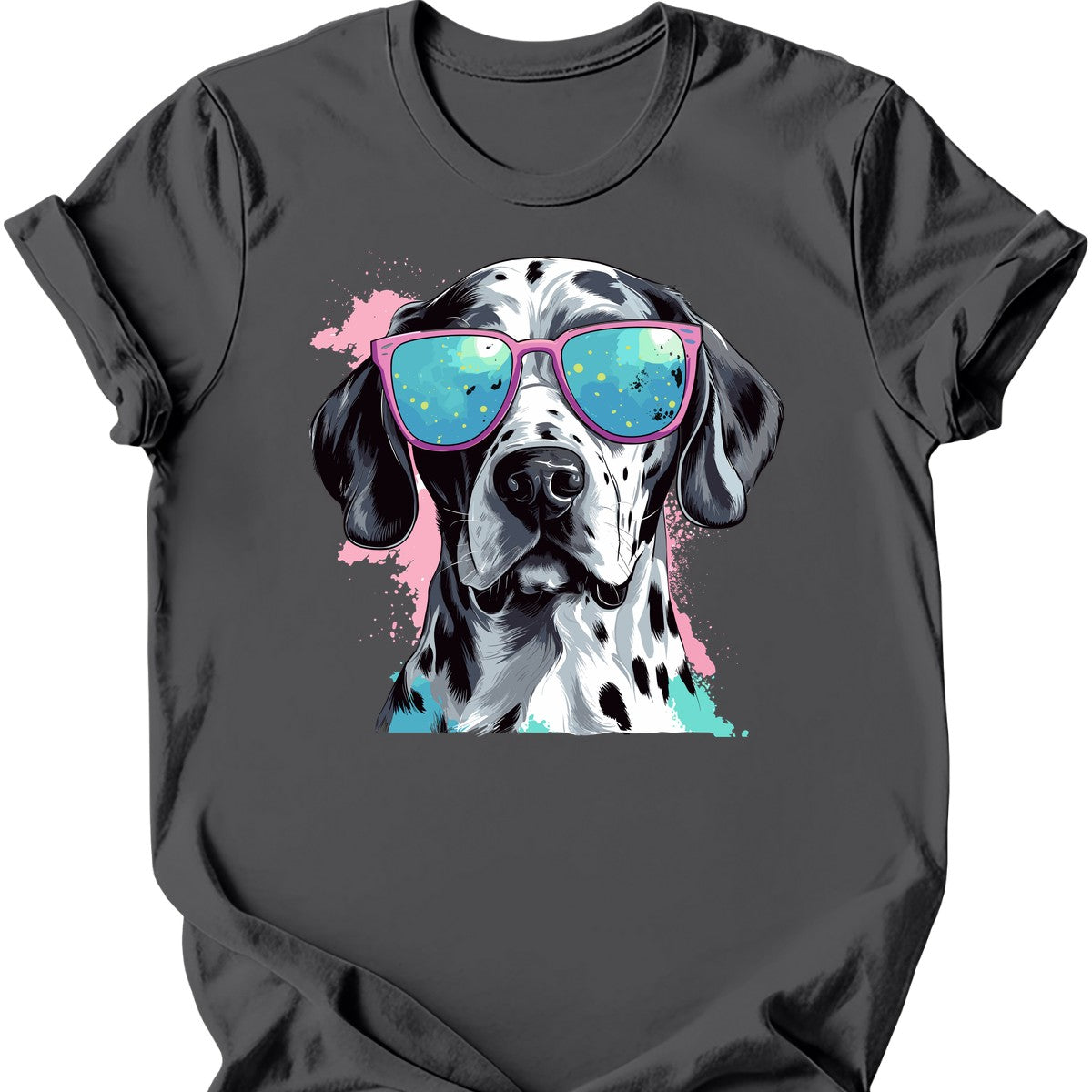 Dalmatian - Top Dog T-Shirt - Charcoal