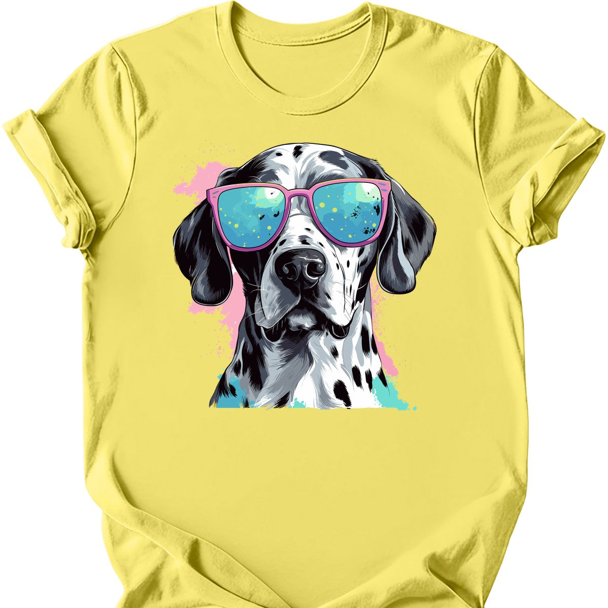 Dalmatian - Top Dog T-Shirt - Cornsilk