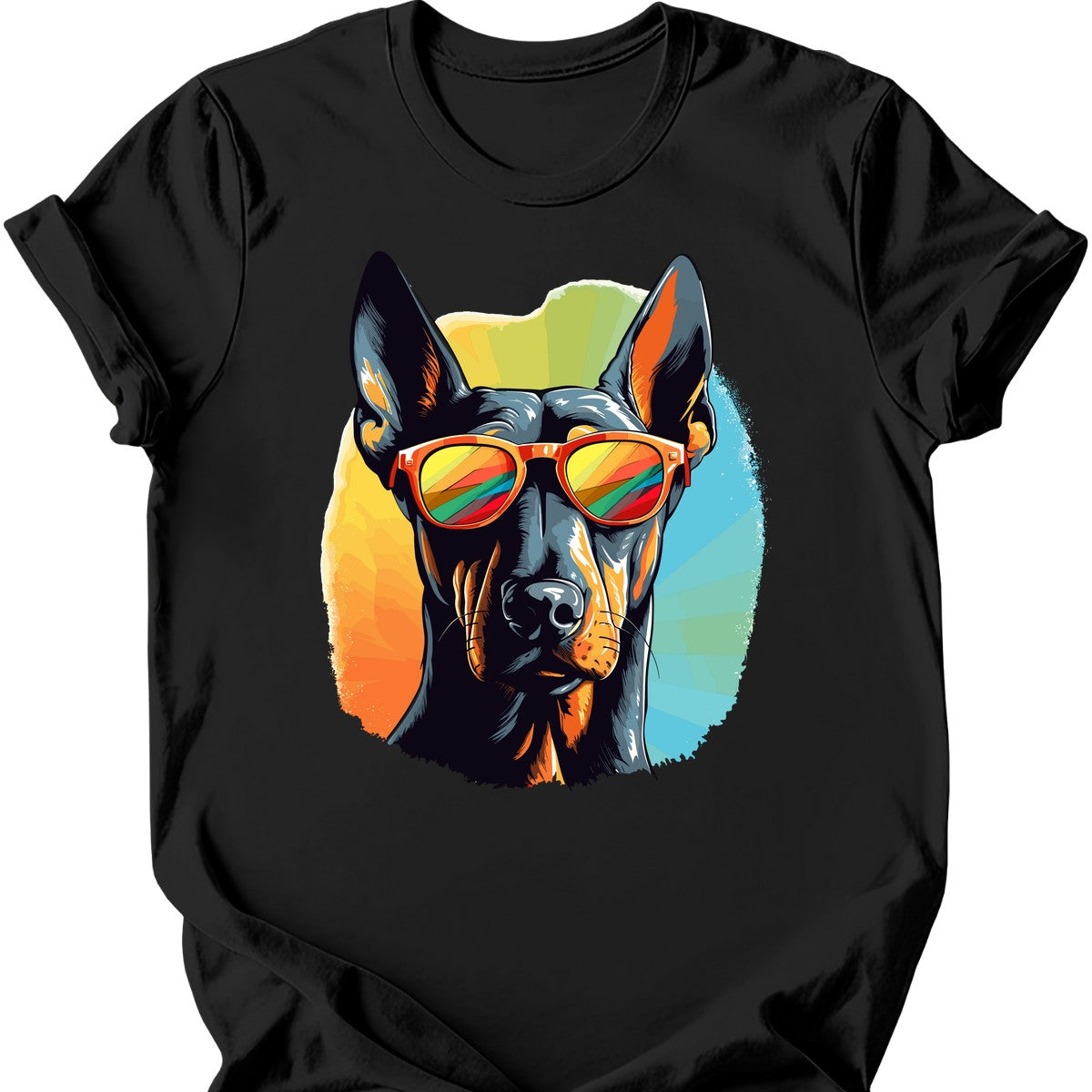 Doberman - Top Dog T-Shirt - Black