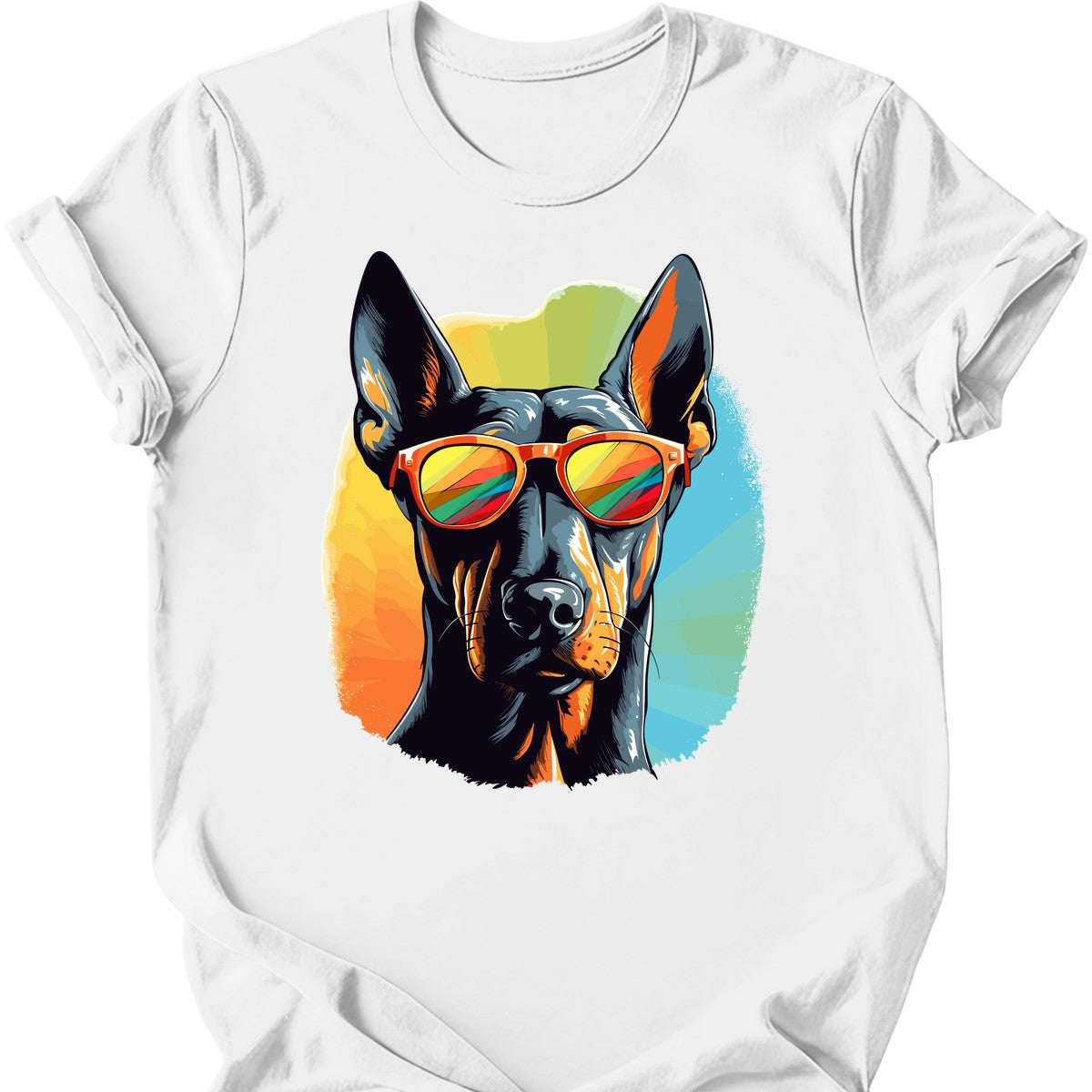 Doberman - Top Dog T-Shirt - White