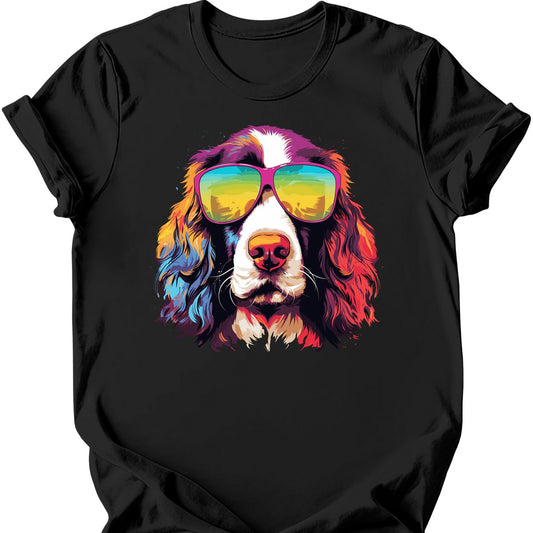 English Springer Spaniel - Top Dog T-Shirt - Black