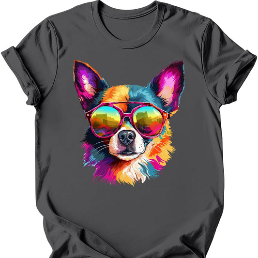 Chihuahua - Top Dog T-Shirt - Charcoal