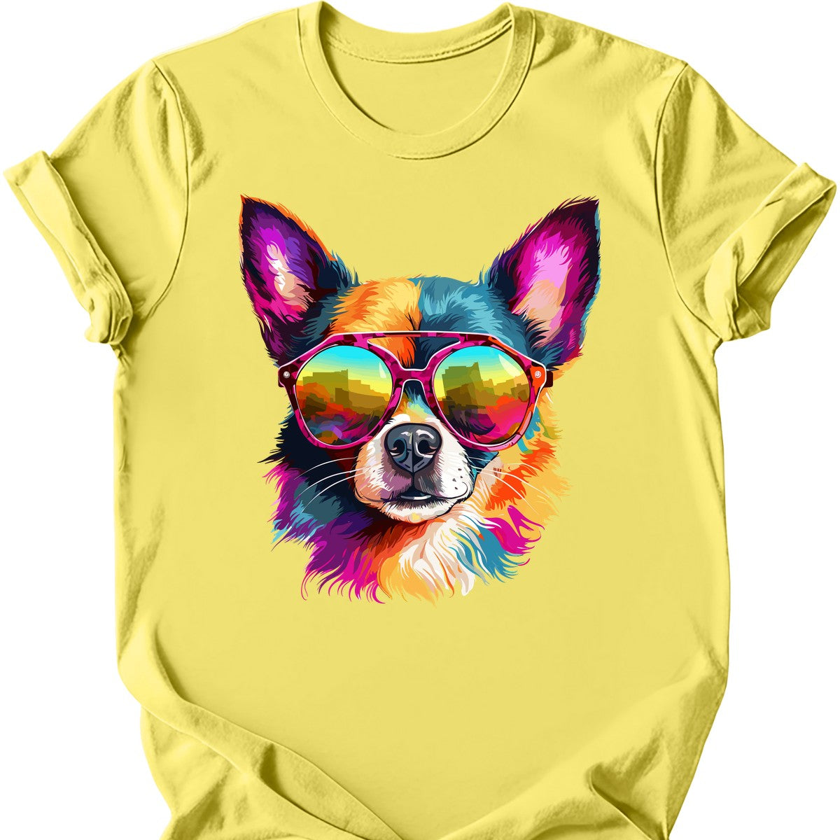 Chihuahua - Top Dog T-Shirt - Cornsilk