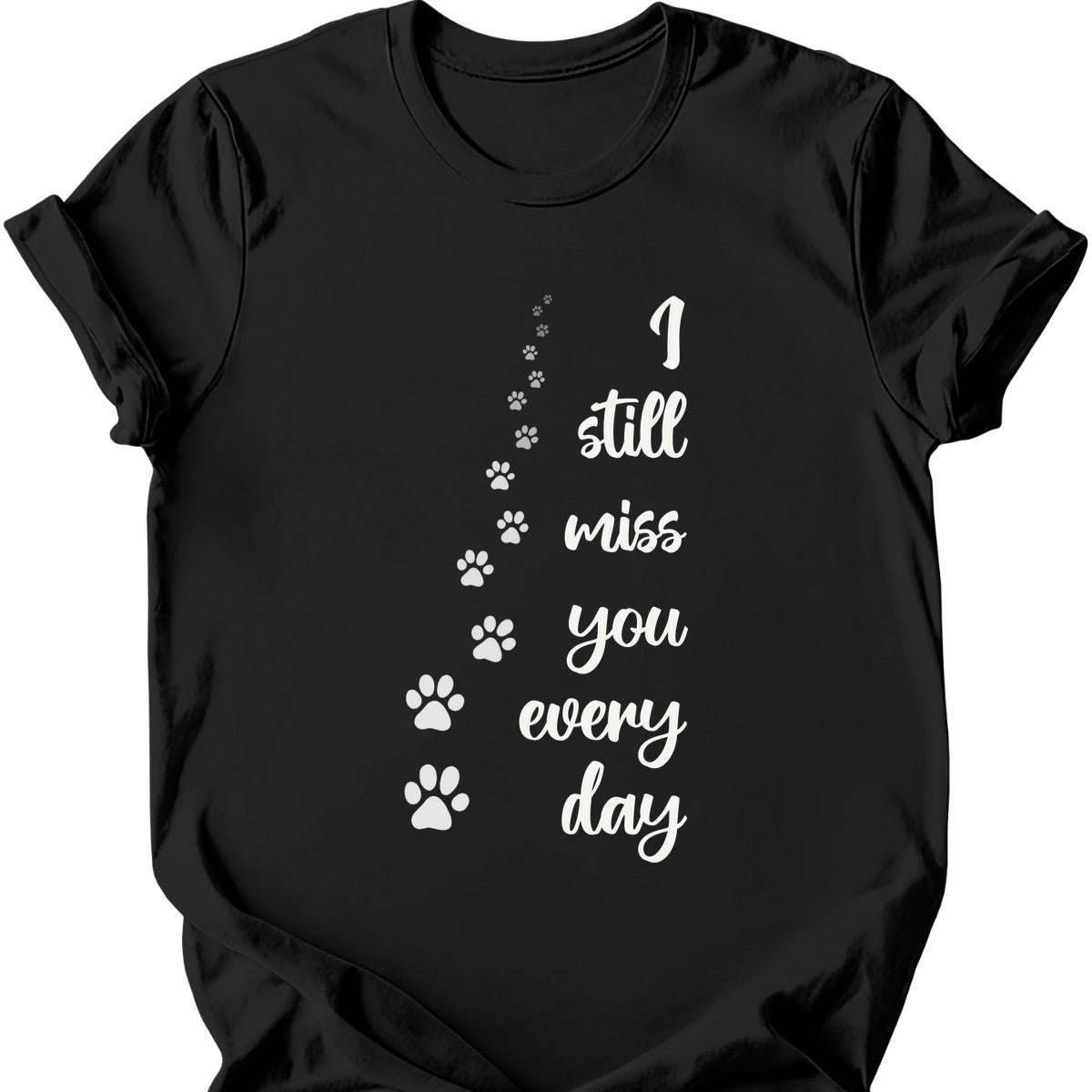 I Still Miss You T-Shirt - Black - black-1746433642828