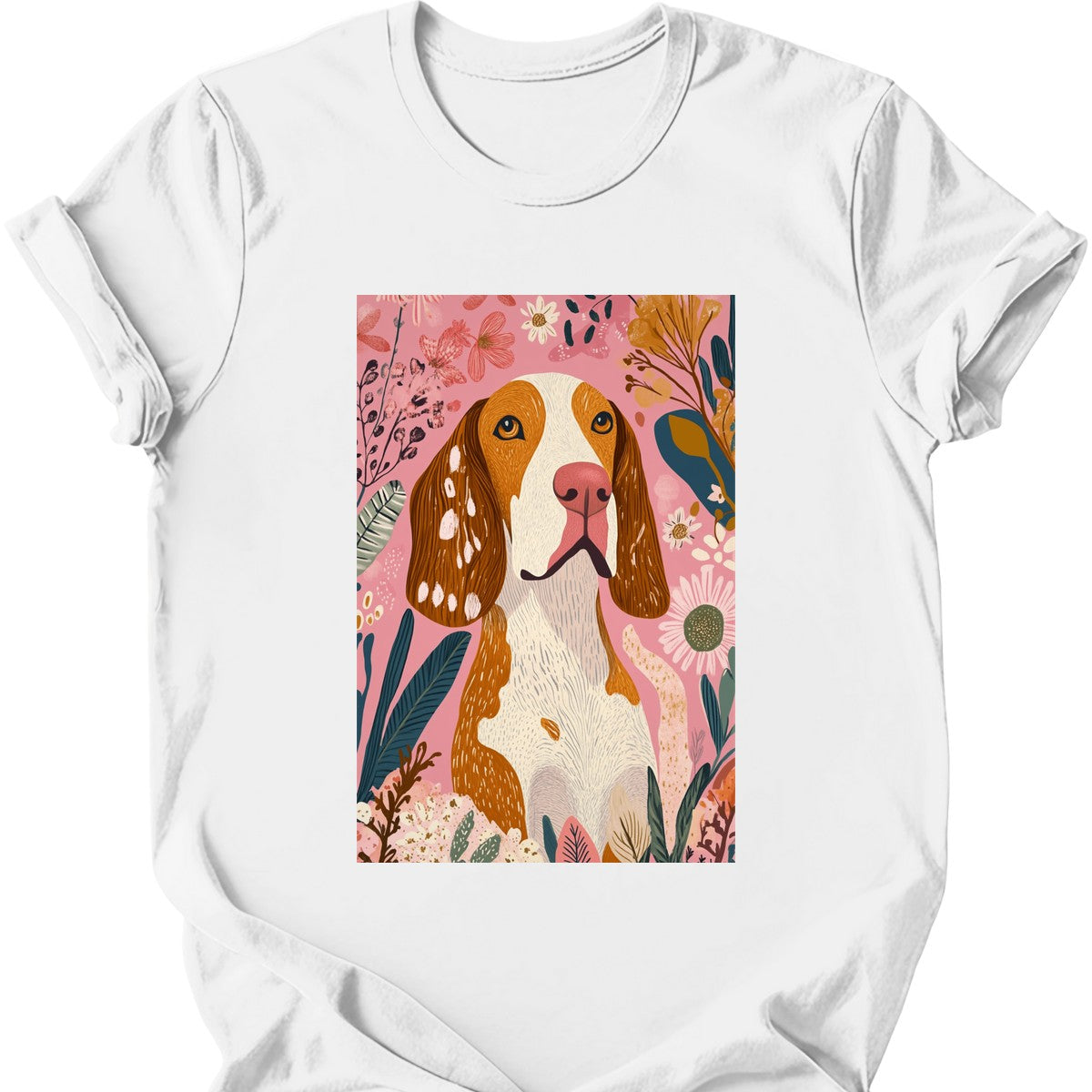 Bracco Italiano - Boho Dog T-Shirt - White