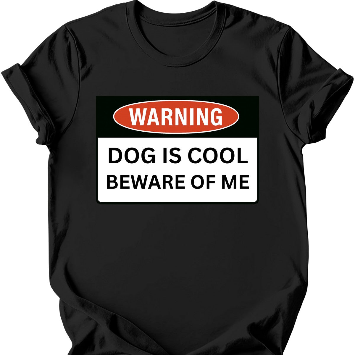 Warning T-Shirt - Black