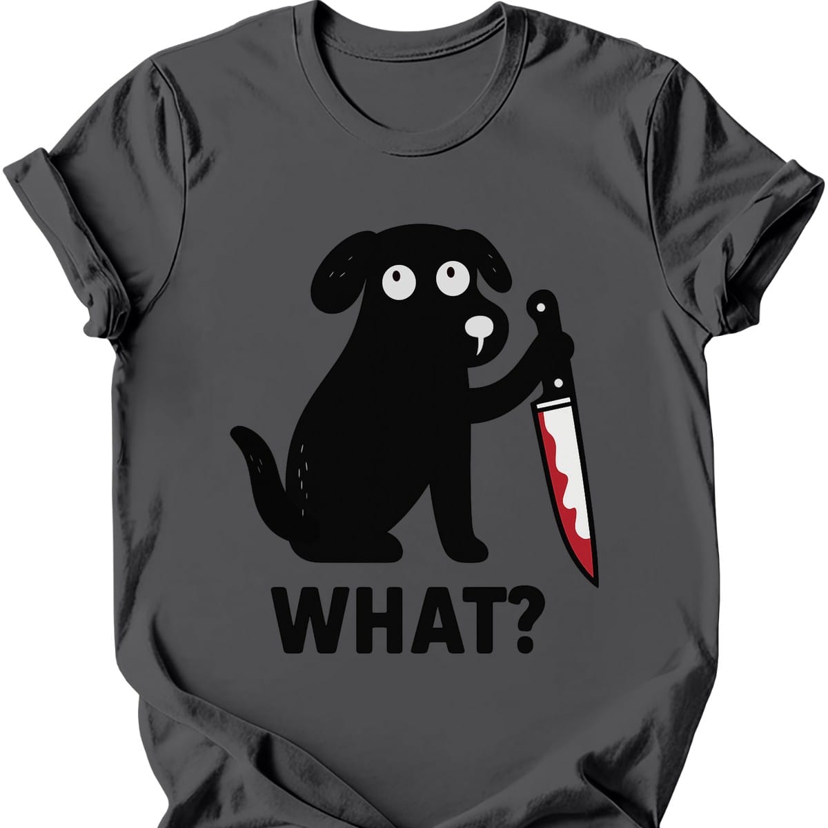 What Dog T-Shirt - Charcoal