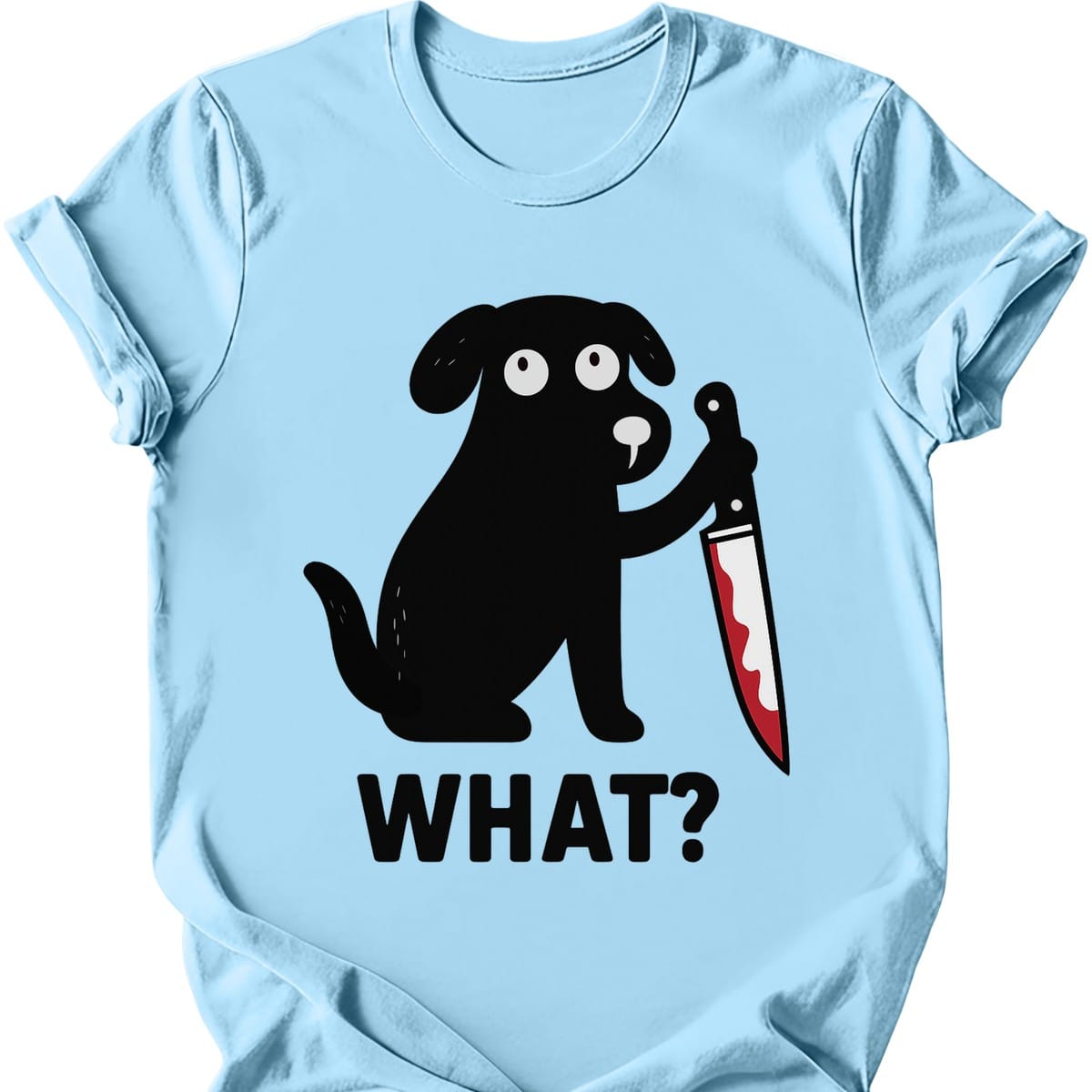 What Dog T-Shirt - Light Blue