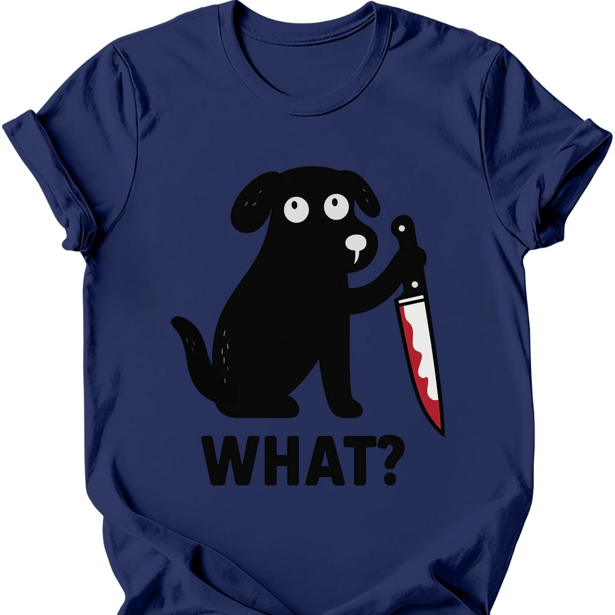 What Dog T-Shirt - Navy