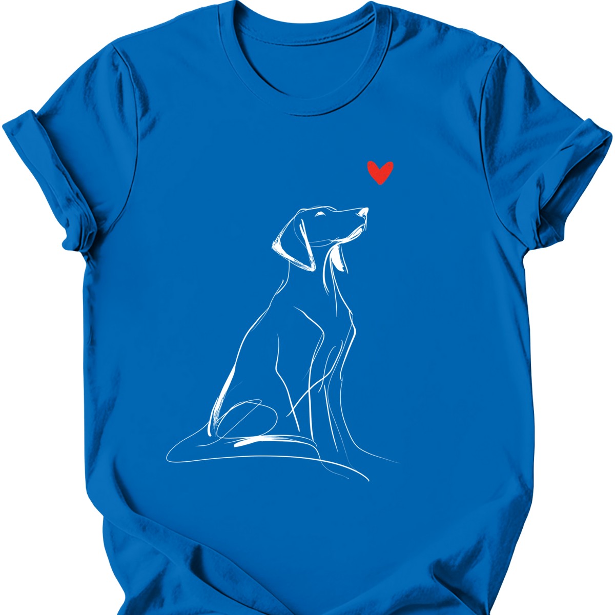 Vizsla sketch tee royal