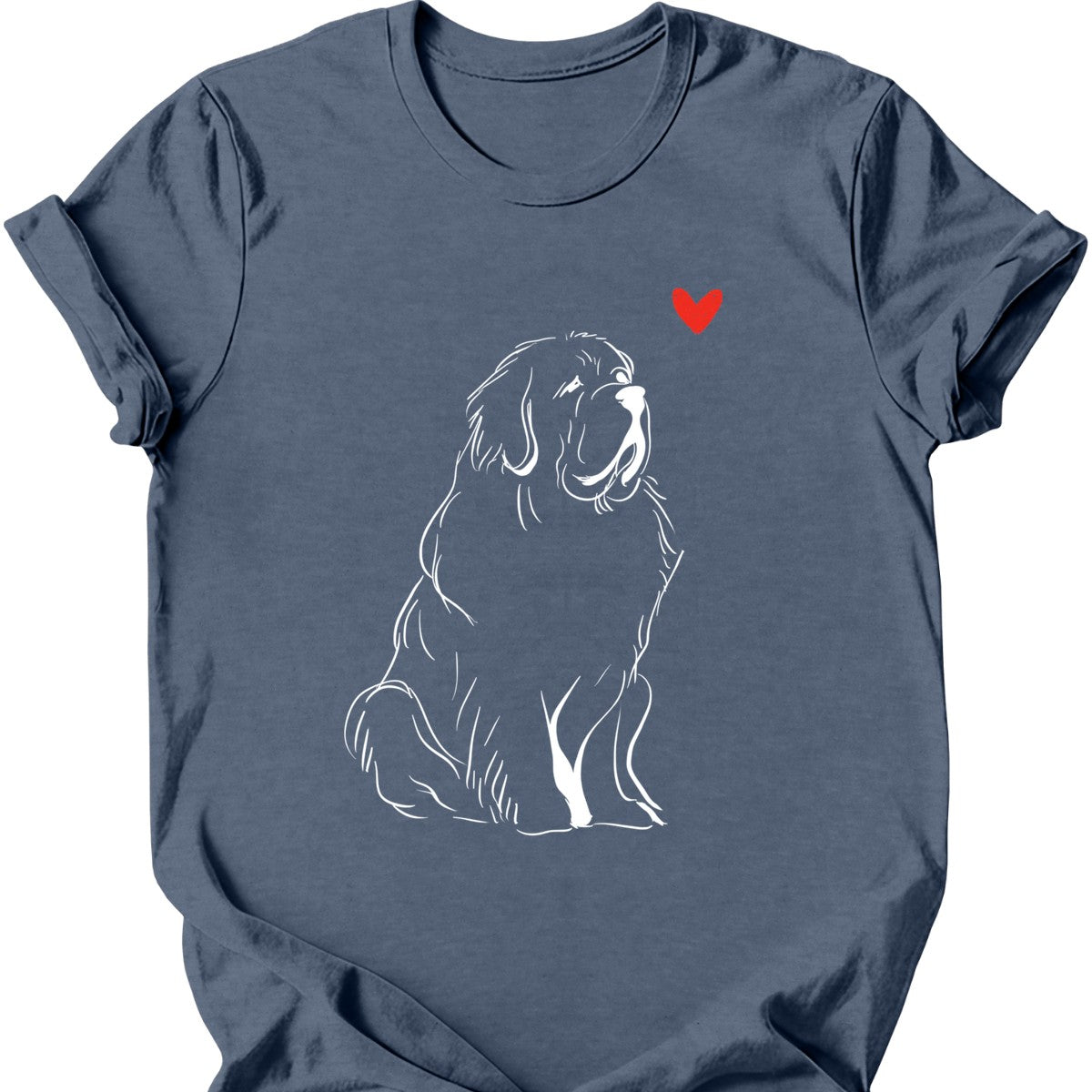 Newfoundland sketch tee heather indigo