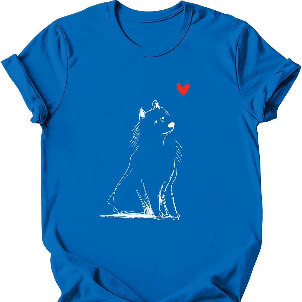 Samoyed sketch tee royal
