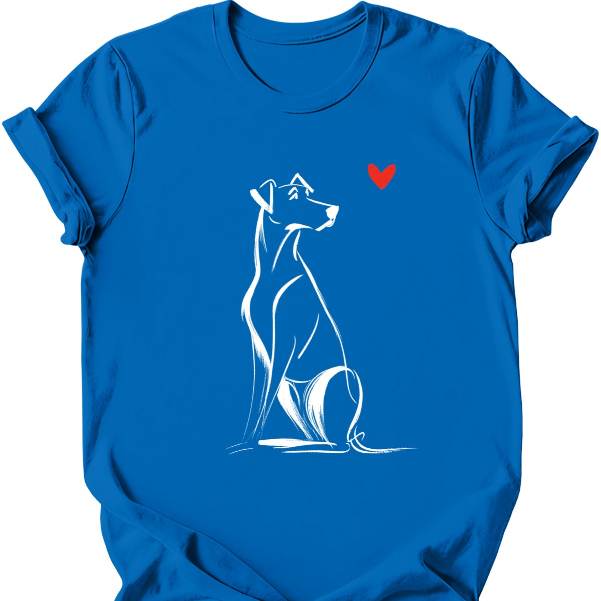 Rhodesian Ridgeback sketch tee royal