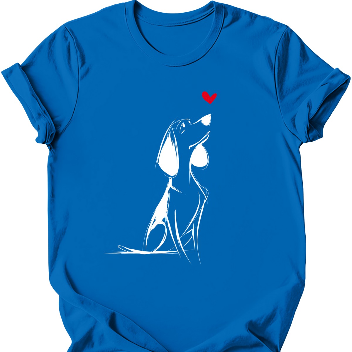 Beagle sketch tee royal